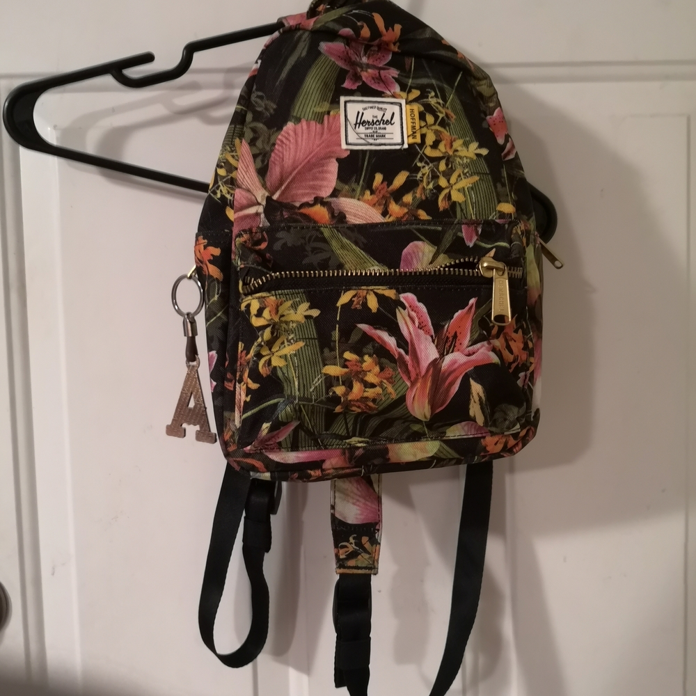 Herschel Supply Company Women's Tropical Floral Backpack - Black and Pink